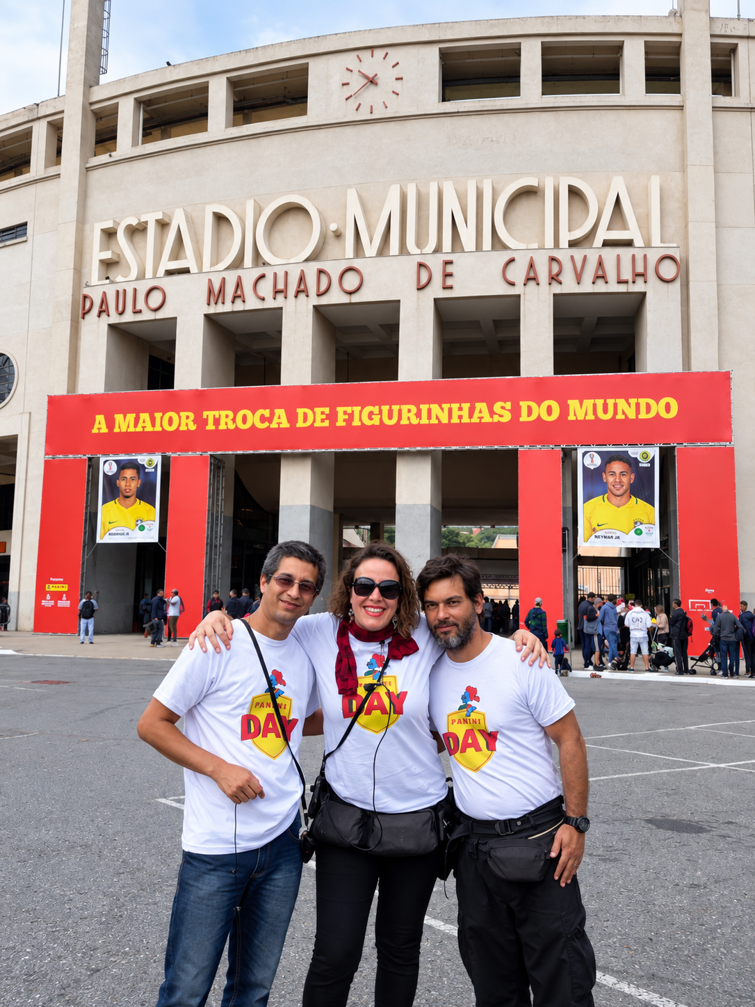 Equipe da Plantar em campo durante a montagem de um evento